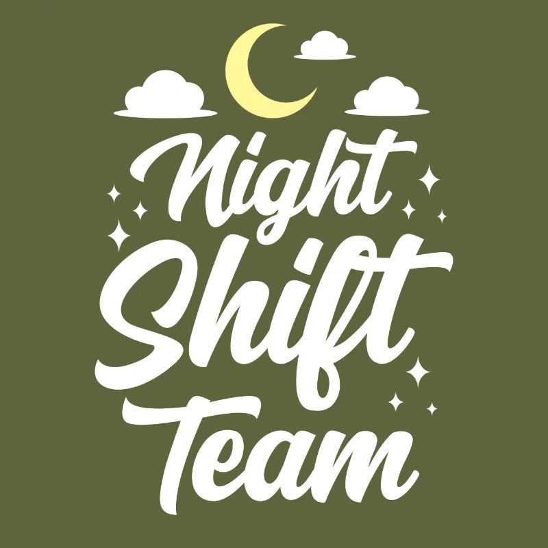 Night Shift Team Work Night Shift Colleague