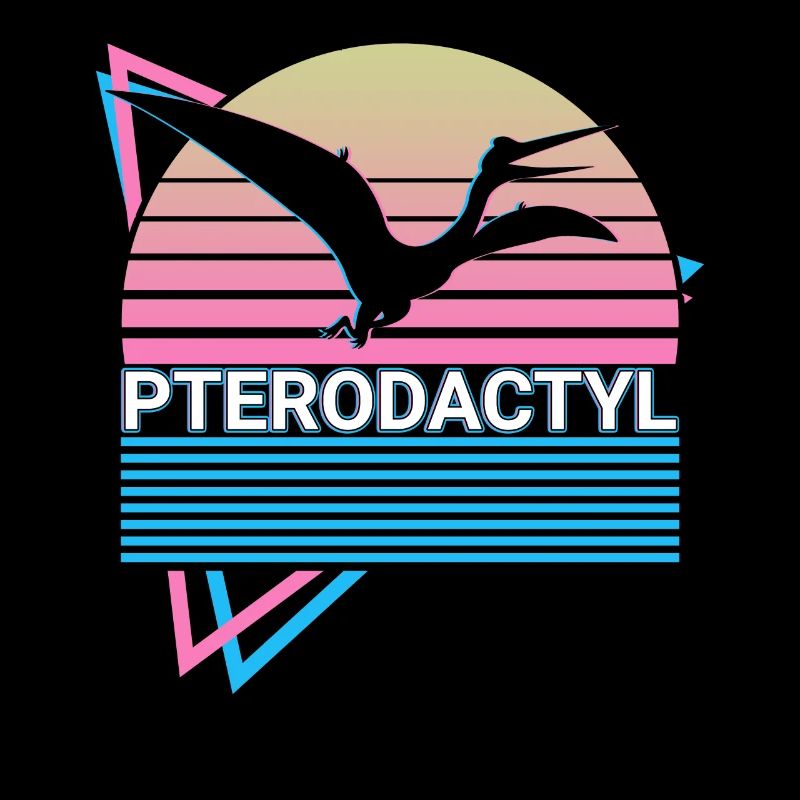 Pterodactyl Pterosaur Dinosaur Retro
