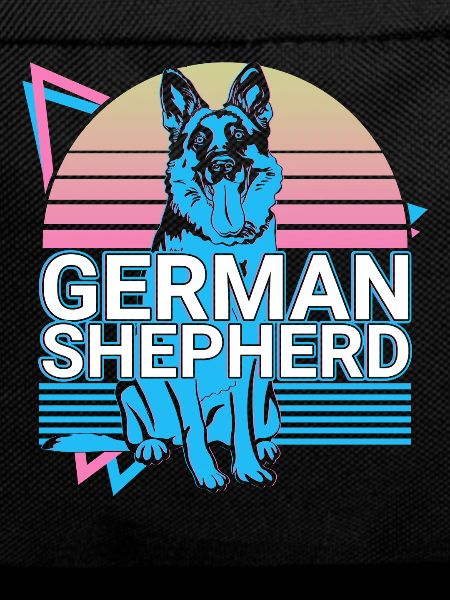 German Shepherd Retro