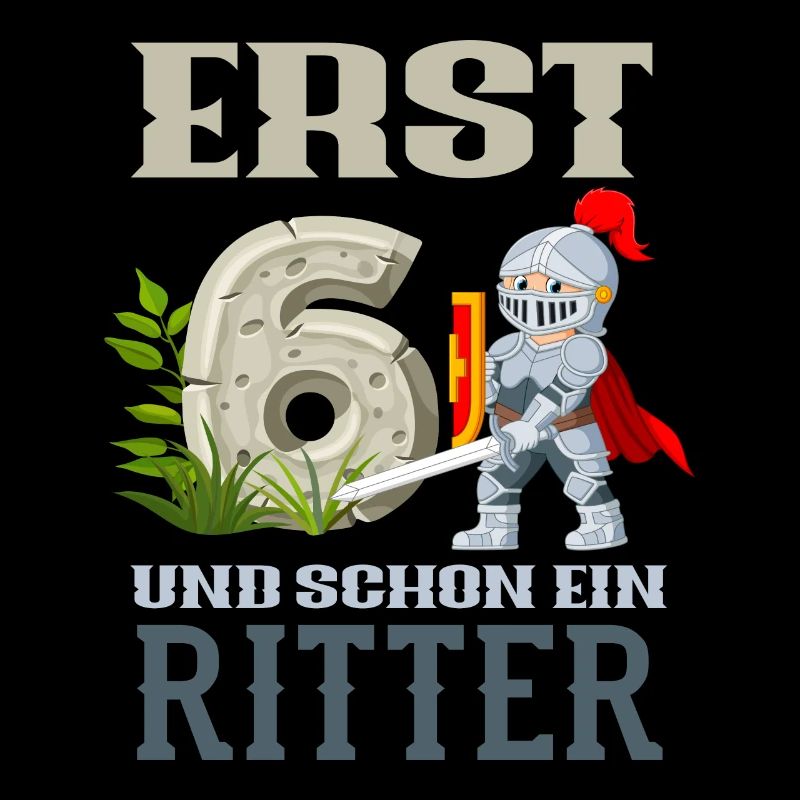 Ritter 6. Geburtstag Jungs Geschenk