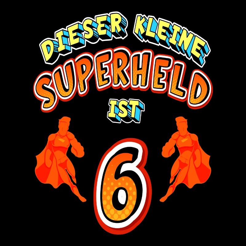 Superhelden 6. Geburtstag Jungs Geschenk