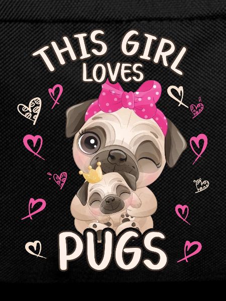 This girl loves Pugs