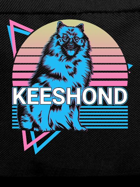 Keeshond Retro