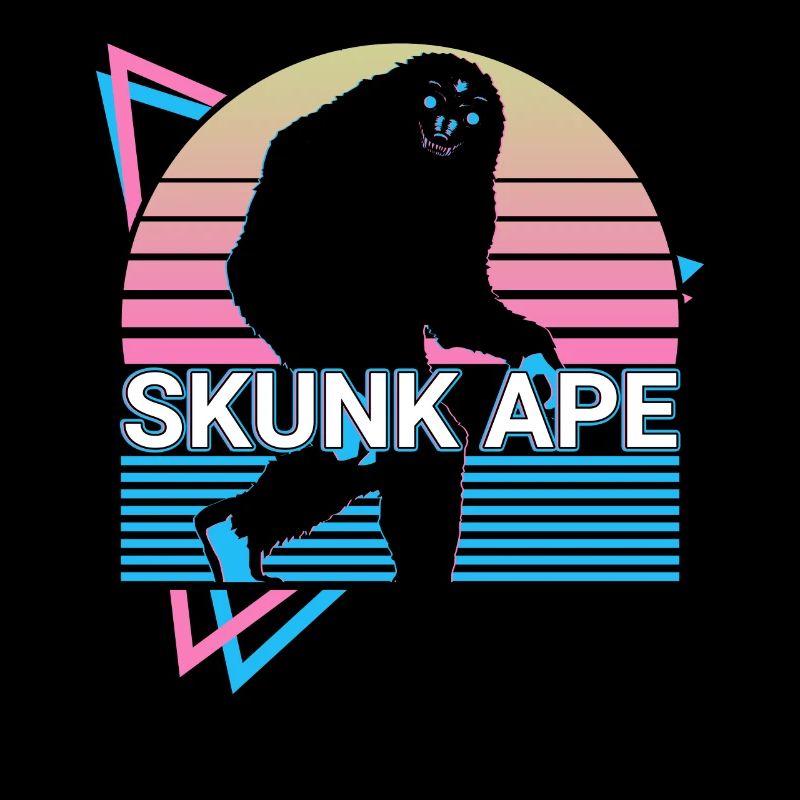 Stinktier-Affe Kryptide Kryptozoologie Retro