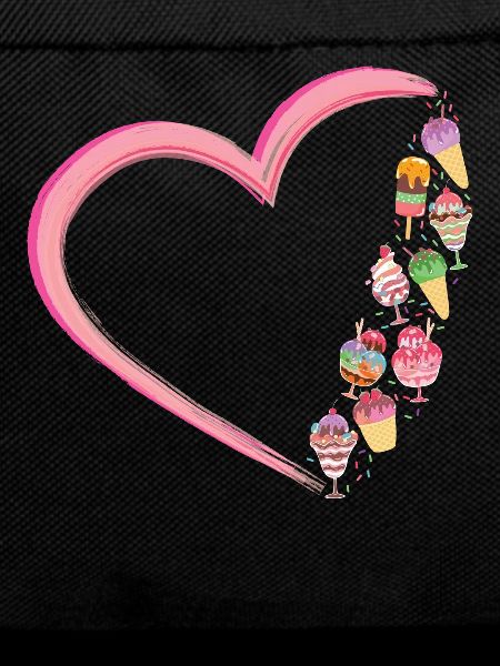 Ice Cream Heart Cone Popsicle