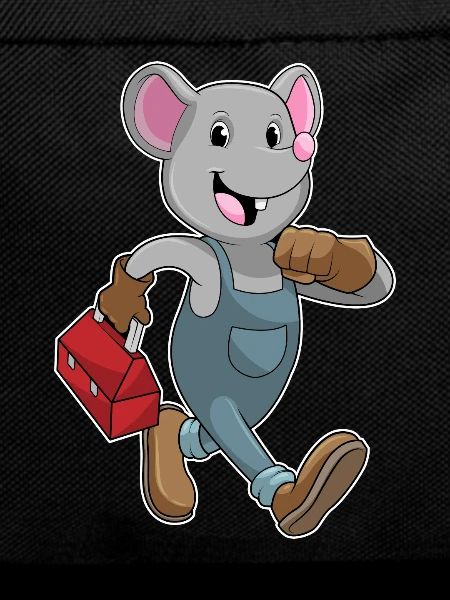 Mouse Craftsman Toolbox Crafts