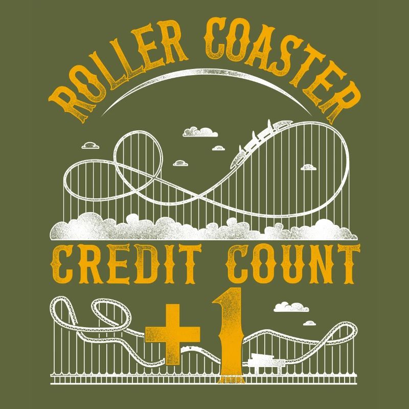Roller Coaster Vintage Roller