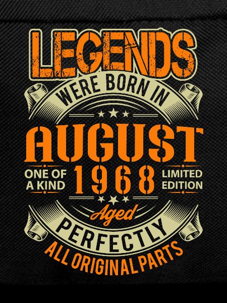 1968 August Birthday Legend