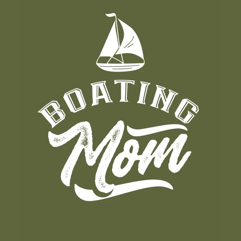 Bootfahrende Mutter Bootfahren Boot Schiff Yacht