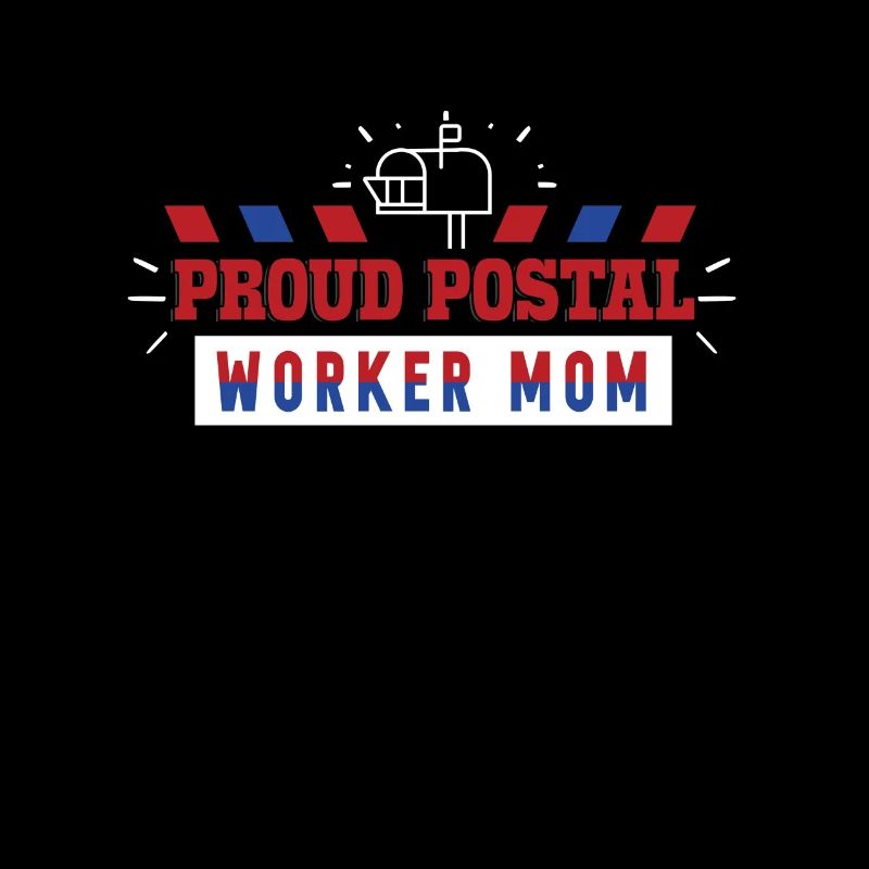 Stolze Postbotin Mutter Postbote Briefträger