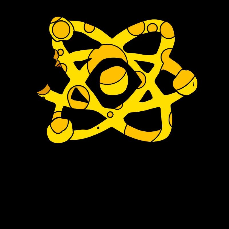 Atom Cheese Symbol Science Scientific