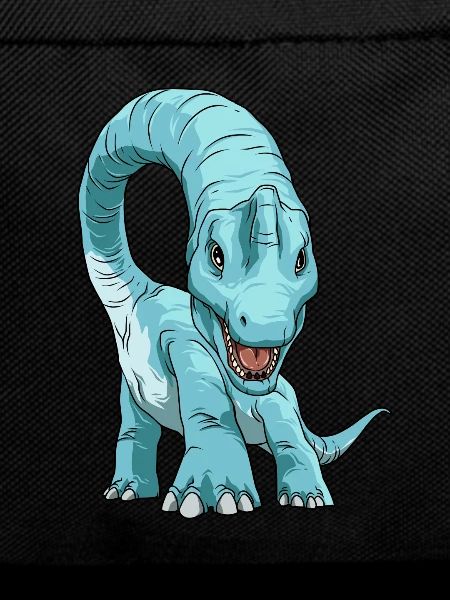 Brachiosaurus Dinosaurier Face to Face