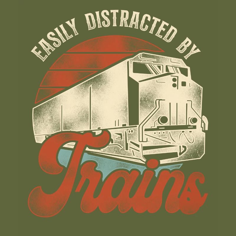 Freight Diesel Train Driver