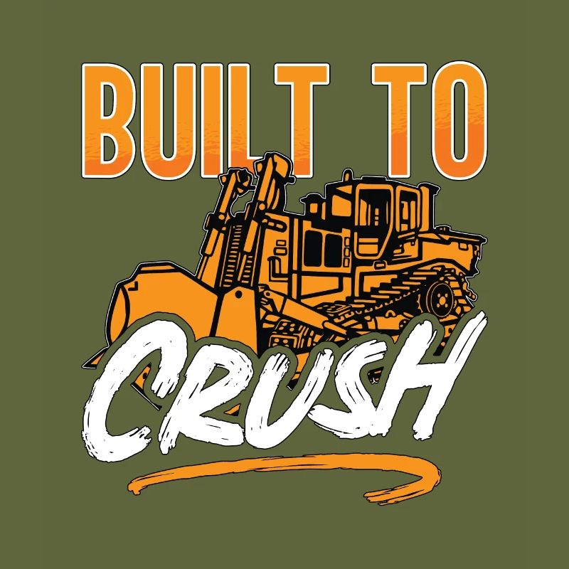Bulldozer Construction Worker Gift