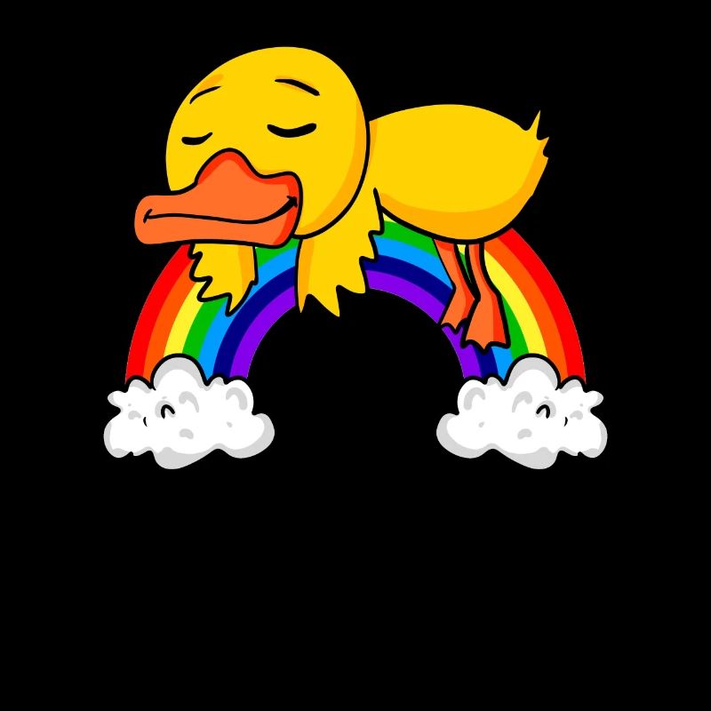 Regenbogen Ente