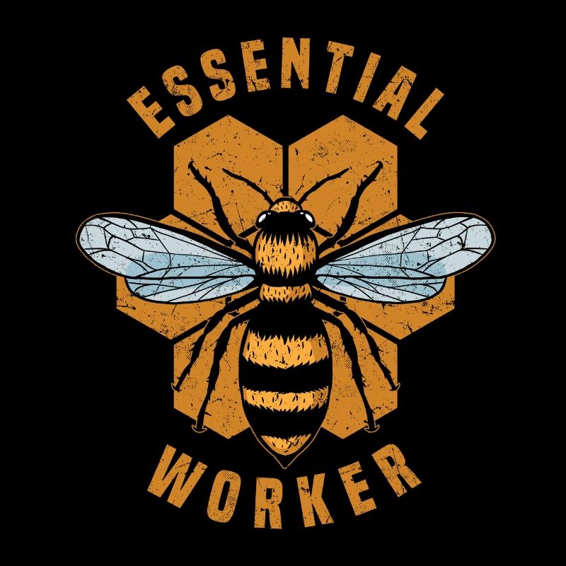 Honeybee Beekeeper Essential Worker Honeybee Beekeeper