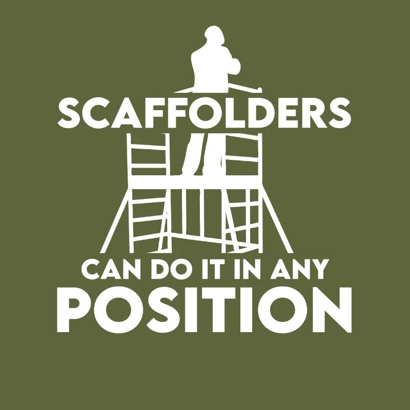 Funny scaffolding construction design
