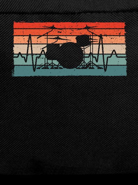 Retro Drummer Heartbeat Drummer