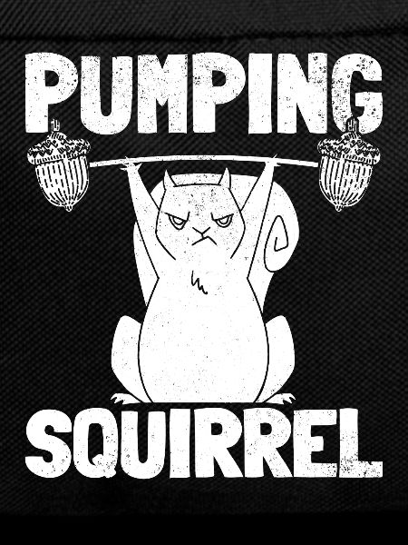 Pumping Squirrel Powerlifting Squirrel