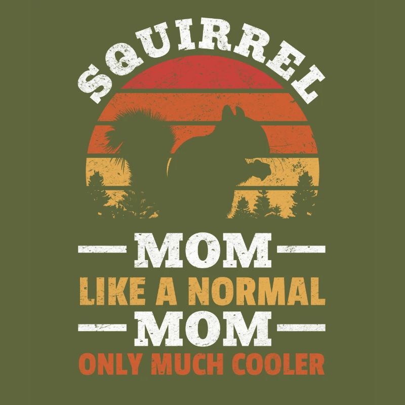 Eichhörnchen Mama wie eine normale Mutter Nur viel