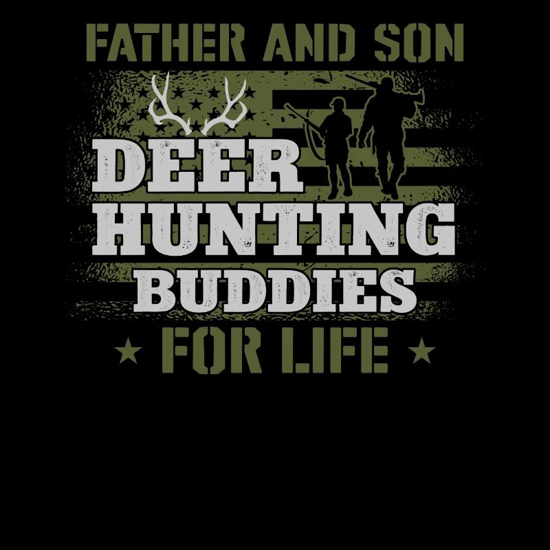 Buck Deer Hunting Hunter Father
