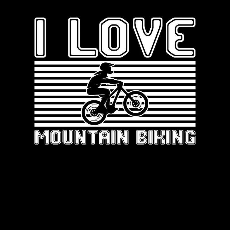 I love mountain biking