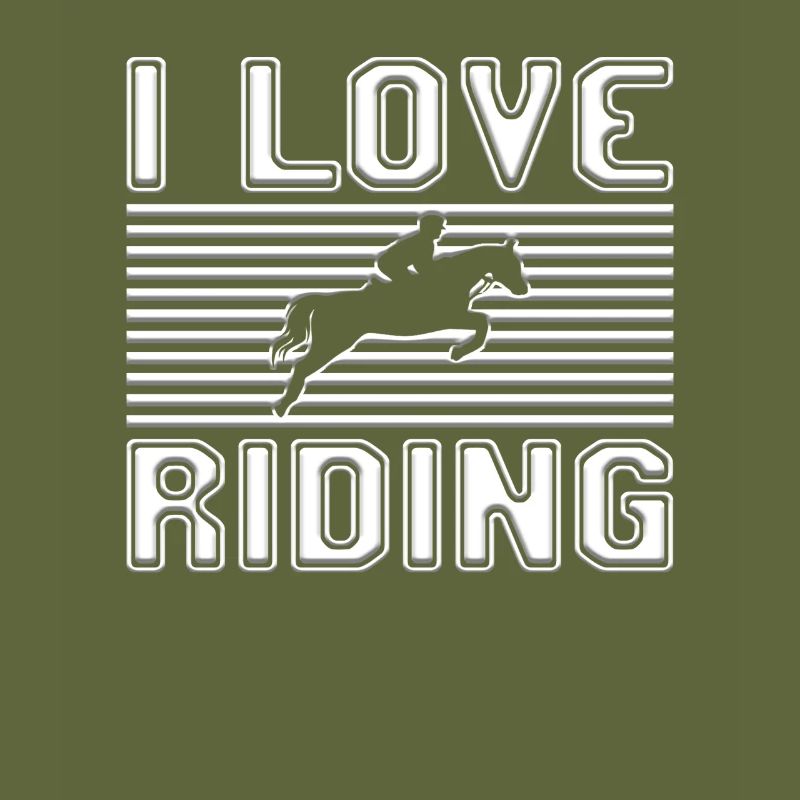 I love riding