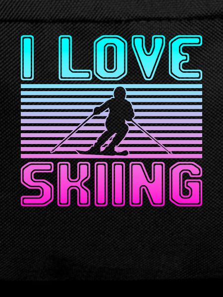 I love skiing