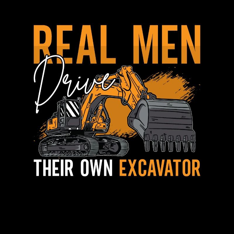 Excavator Construction Workers Excavators Excavator Drivers Gift