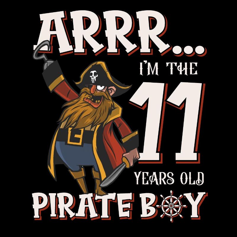 Pirate Boy 11-year-old pirate 11th birthday