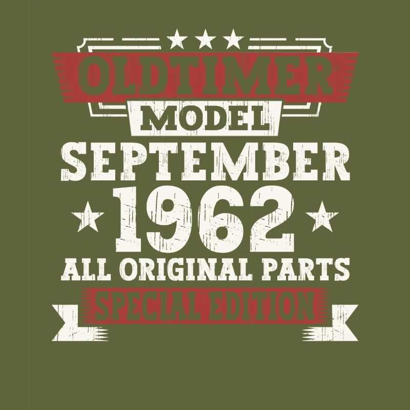 Oldtimer September 1962 60. Geburtstag Geschenk