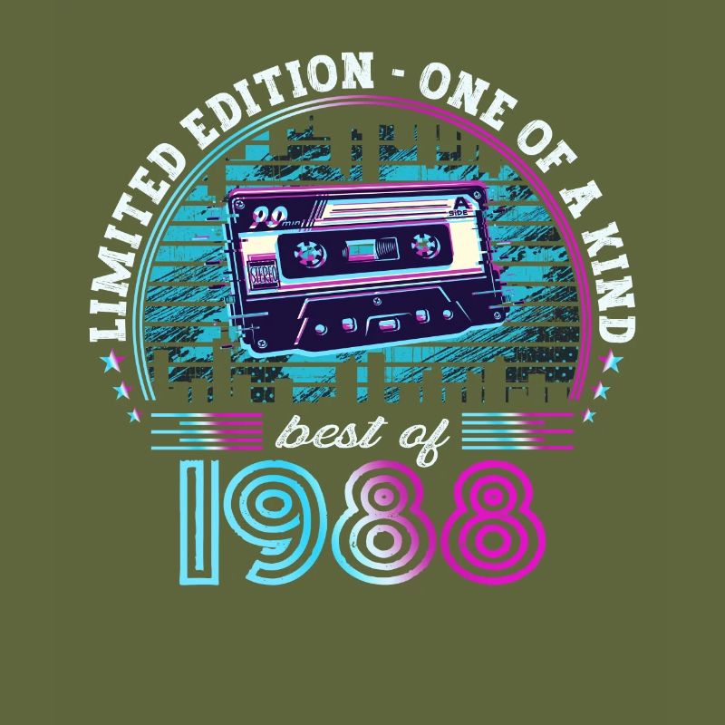 Original September 1988 34. Geburtstag Geschenk