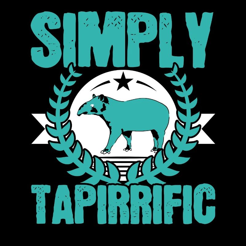 Simplement tapir-like wild animal keeper tapir