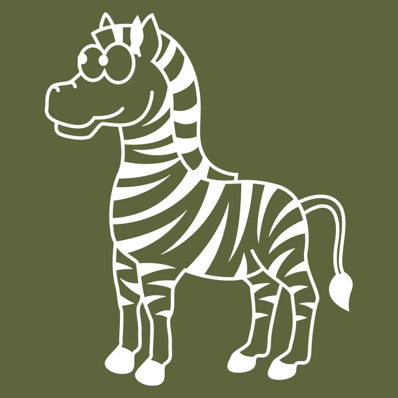 Zebra Comic Animal