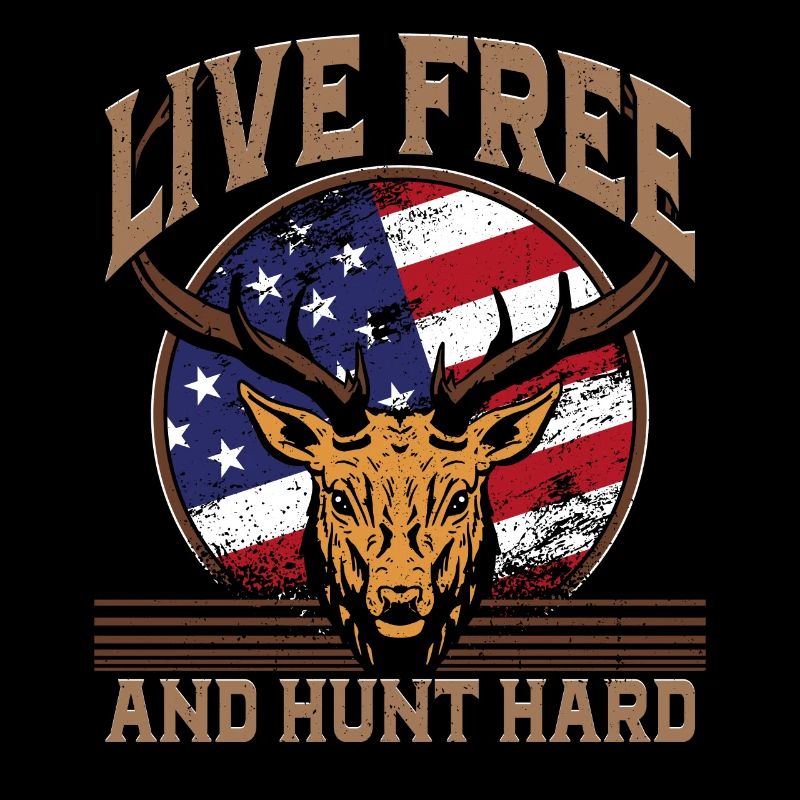 Buck Deer Hunting Hunter American