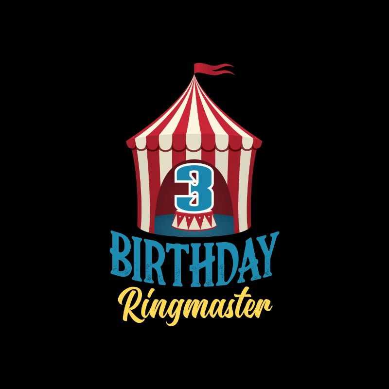 3rd Birthday Circus Director Circus Lover