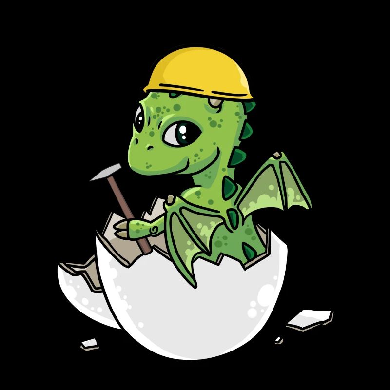 Dino Craftsman Eggshell Hammer Professions Trade