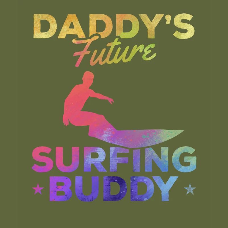 Daddy's Future Surfing Buddy Surfen Surfbrett