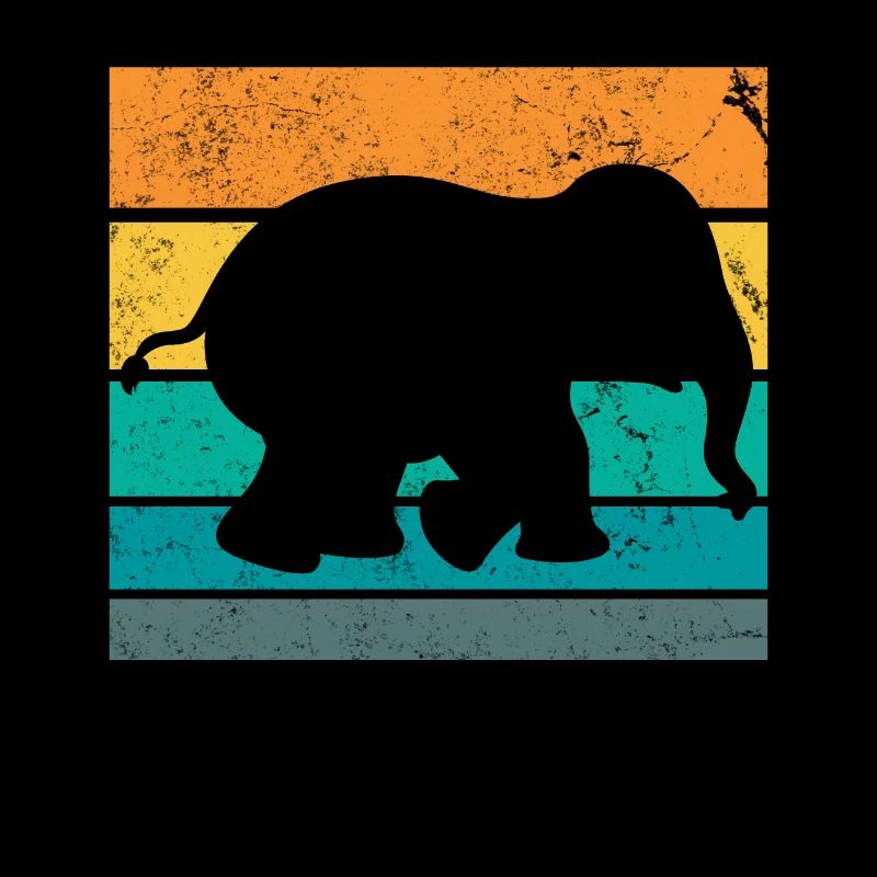 Eléphant rétro