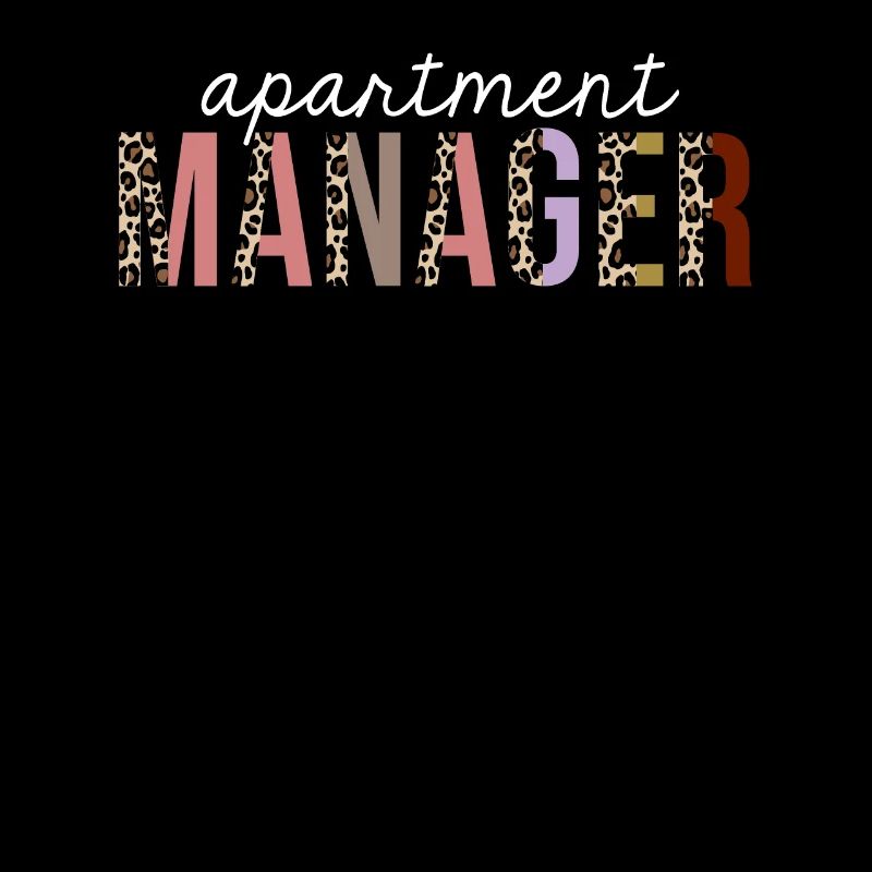 Gestionnaire d’appartement Leopard Print Funny Gift