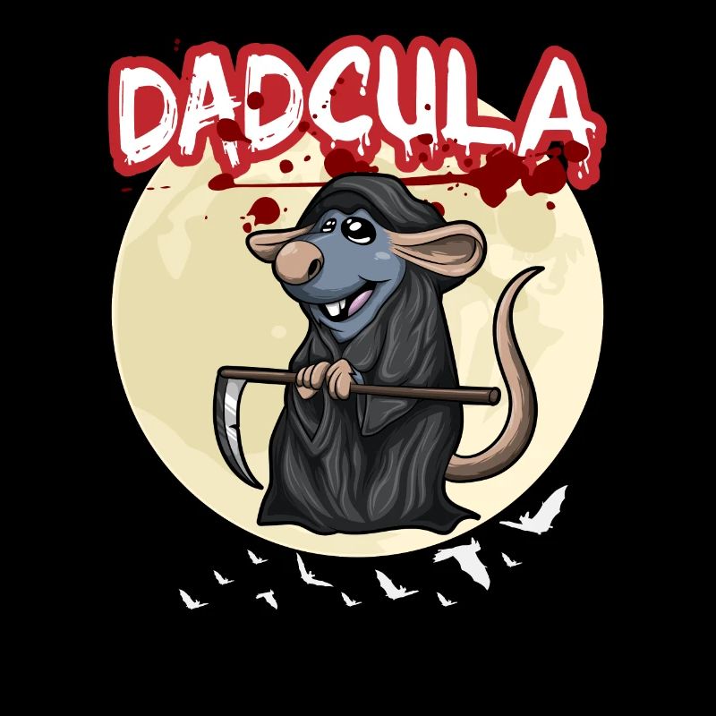 Dadcula Dracula Vampire Dad Funny Halloween Party