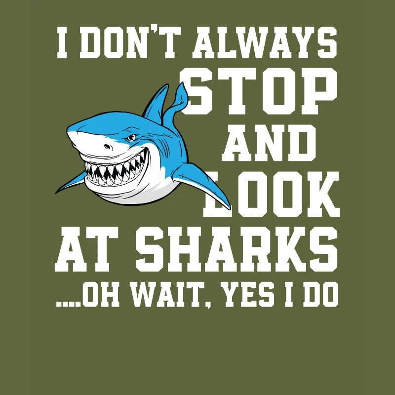Funny shark saying