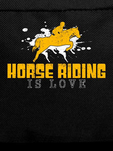 Horse riding saying