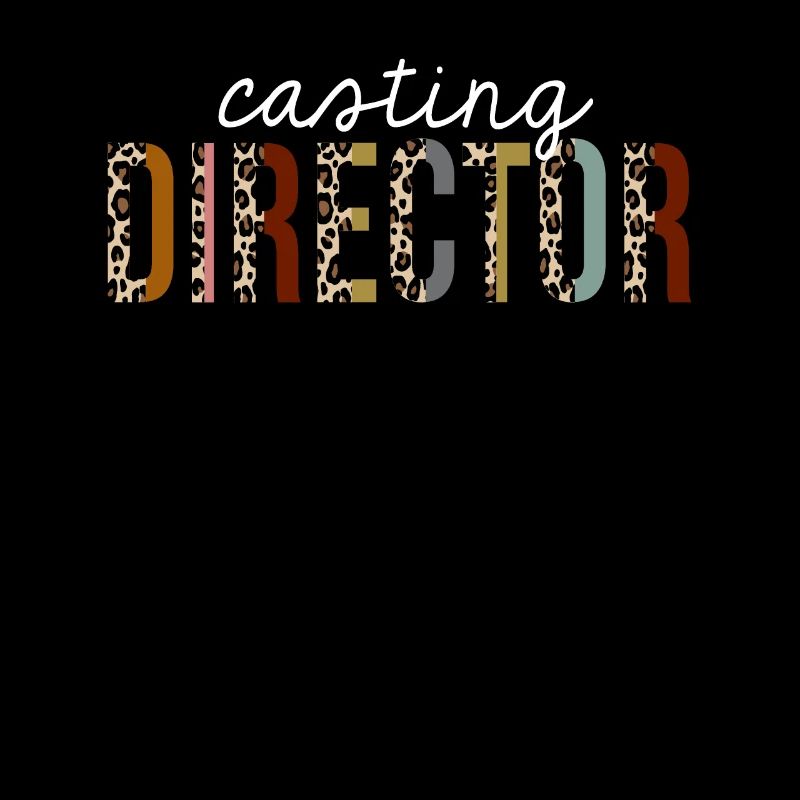 Casting Director Leopard Print Funny Gift