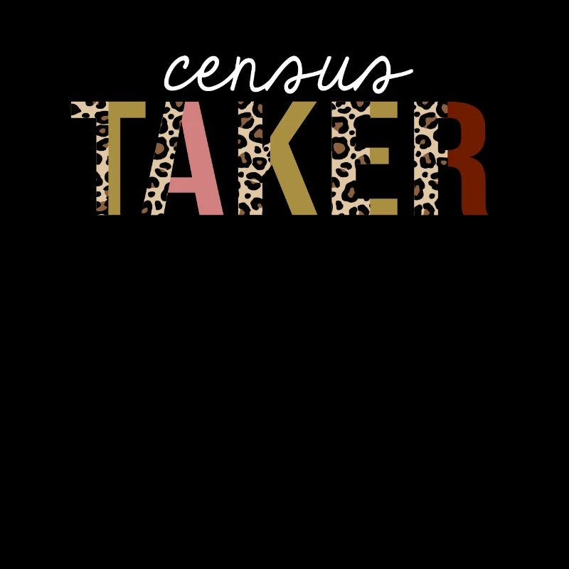 Census Taker Leopard Print Lustiges Geschenk