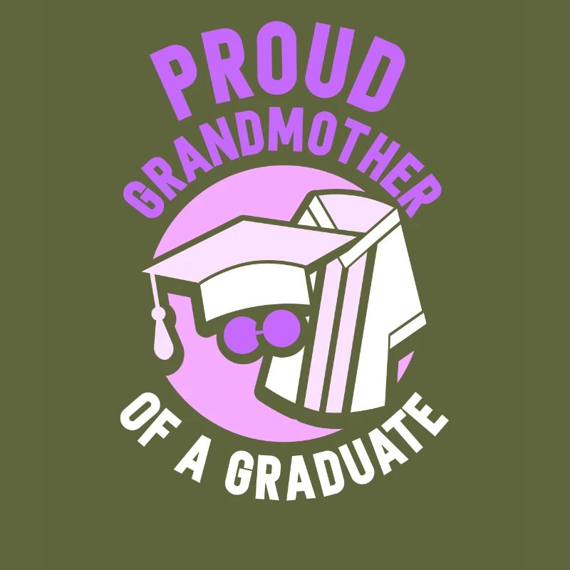 Stolze Großmutter Eines Absolventen Absolvent