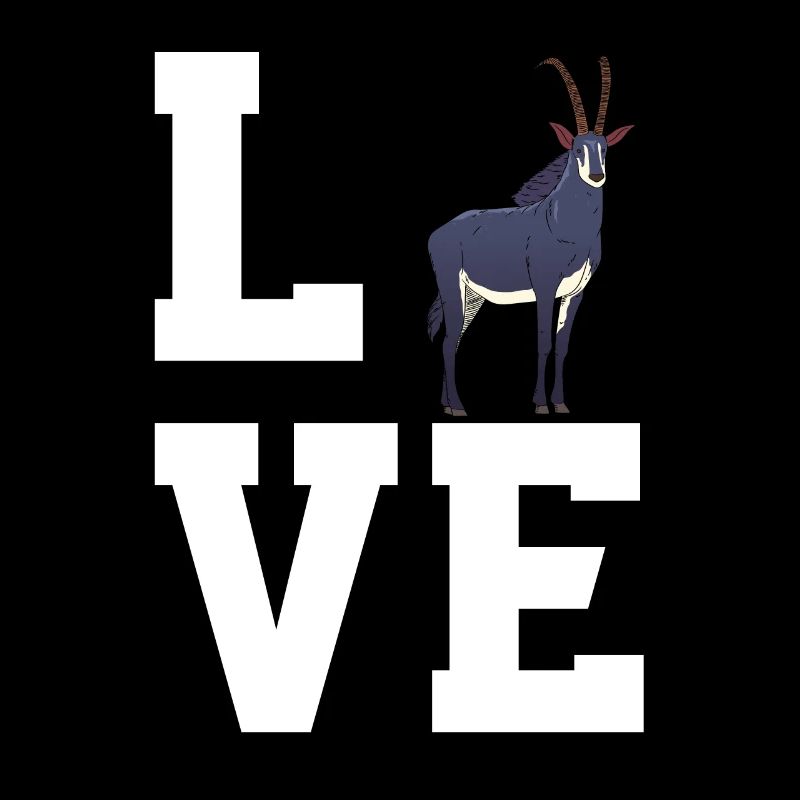Amour Antilope Chemise Oryx Gazella