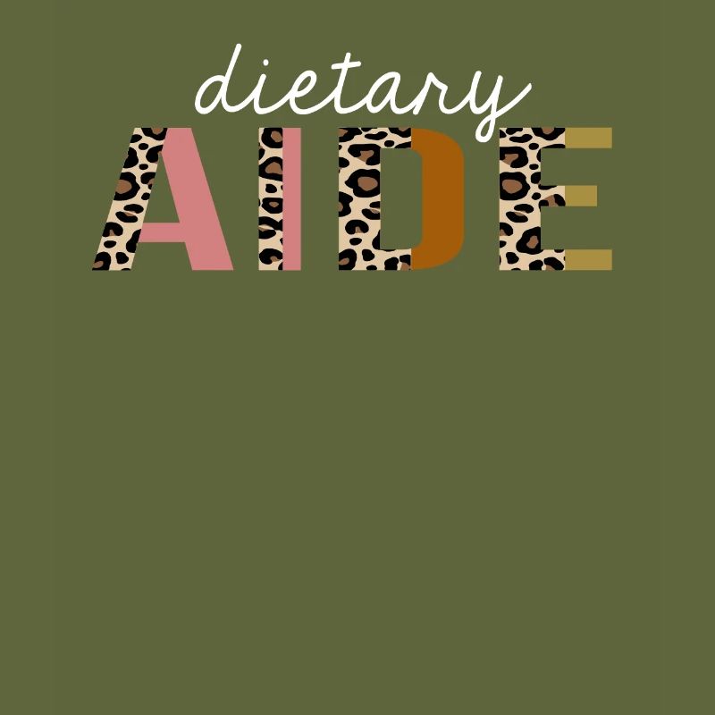 Dietary aide Leopard Print Funny Gift