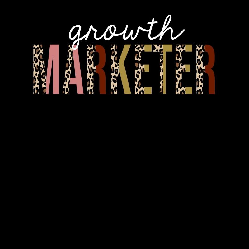 Growth marketer Leopard Print Funny Gift