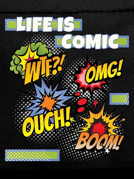 Comic, Comic-Strips, lustiger Spruch Comicstyle